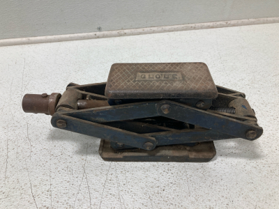 Vintage Globe Scissor Jack