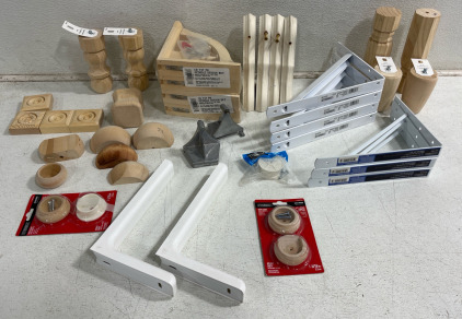 (1) Woodworking Materials & Supplies (7) Everbilt &ldquo;L&rdquo; Brackets