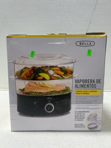 Food Steamer Healthy Safe Cooking 7.4QT, Power 800W, Bella