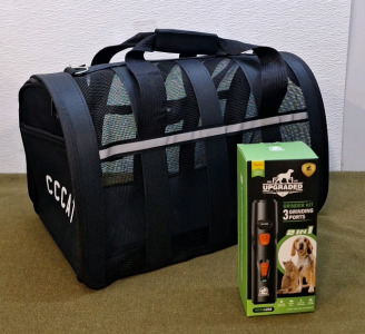 (1) Softside Small Pet Carrier, 16"L x 10"W x 10"H & (1) Pet Nail Grinding Kit