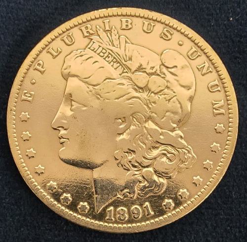 1891 Morgan Silver Dollar- 90% Silver Authenticated