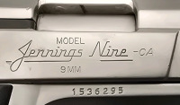 Bryco Arms Jennings Nine 9mm Semi Automatic Pistol-- 1536295 - 8
