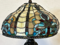 Tiffany Style Stained Glass Table Lamp - 3