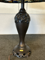 Tiffany Style Stained Glass Table Lamp - 4