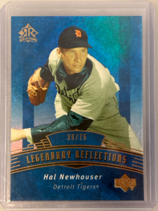 Hal Newhouser 39/75 Legendary Reflections Sport Card