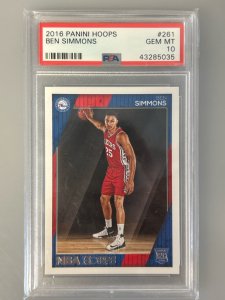 Graded Ben Simmons 2016 Panini Hoops Card