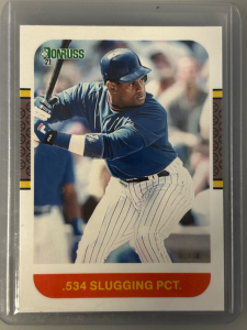 Donruss .534 Slugging PCT. Sammy Sosa Collector Card