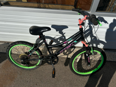 Green And Black Bike