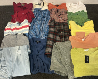Clothes Shirt, Jeans, Cover Overs, Assorted Brands And Sizes