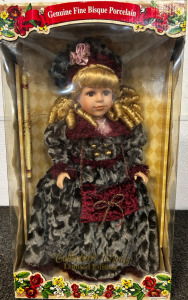 Collectors Choice Genuine Fine Bisque Porcelain Doll