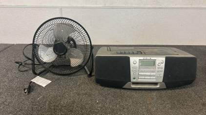 Sony CD Player, Plug In Mini Fan