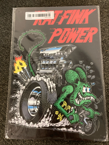 Rat Fink Power Metal Sign