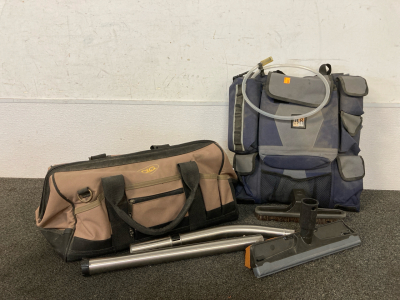 CLC Bag, Vacuum Attachments, & JLR Gear Hiking Bag