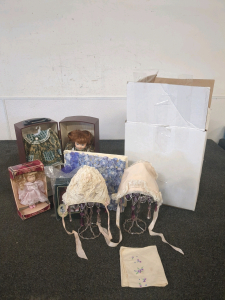 Old Dolls and Candle Stands