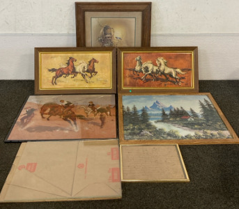 (6) Glass, Frames, or Pictures
