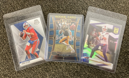 (1) Josh Allen Rookie Card & (2) Josh Allen Bills Cards