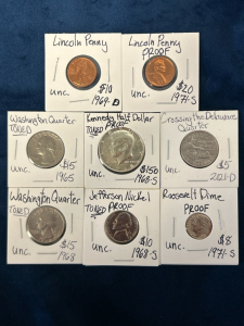 Various Vintage Coins