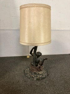 Vintage Monkey Lamp