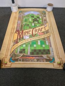 Minecraft and Marvel Posters