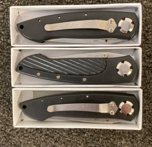 (3) Frost Gutlery Pocket Knives