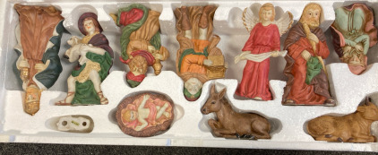 Porcelain Nativity Scene Decor