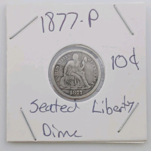 (1) 1877-P Seated Liberty Dime