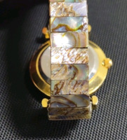 Express LA Albalone Shell Quartz Watch - 6