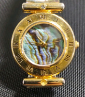 Express LA Albalone Shell Quartz Watch - 7