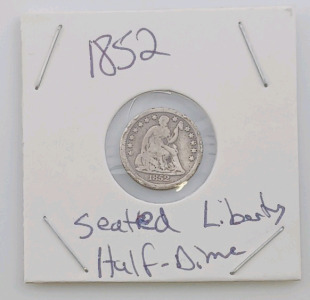 (1) 1852 Seated Liberty Half Dime