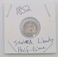 (1) 1852 Seated Liberty Half Dime