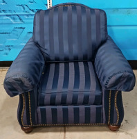 (2) Ethan Allen Upholstered Armchairs w/ Removable Cushions - 3