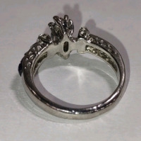 Women's Sliver Toned Amethyst Ring - 7