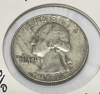 1964 90% Silver Washington Quarter (Carded) - 2