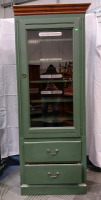 (2) Ethan Allen Country Crossings Glass Door Cabinets- Model 17-9707-680 - 4