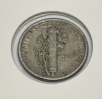1934-D Mercury Dime (Carded) - 3