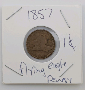 (1) 1857 Flying Eagle Penny