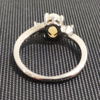 Women's Opal Silver Toned Ring - 4