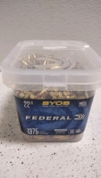 Federal-BYOB-Bring Your Own Bucket- 22LR -Copper Plated Hollow Point- 36 Grain- 1375 Rimfire Cartridges - 2
