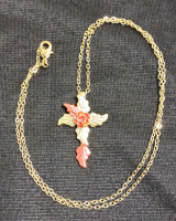 Gold Plated "Cluster of Grape Vines" Earrings, Necklace, & Ring Set - 3