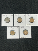 (10) Pennies 1936-1960 - 3