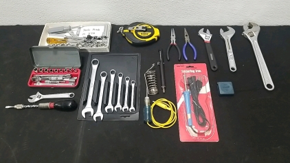 Assortment of Sockets, Wrenches, and Other Tools!