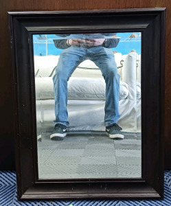 (1) Framed Wall Mirror - Approx. 24"x30"