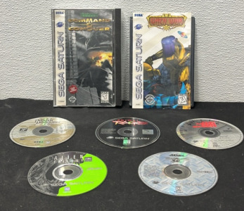 (7) Sega Saturn Games (1) Command & Conquer Game(1) Ghen War Game (1) Panzer Drsgoon Swei II Game (1) Primal Rage Game (1) The Need For Speed Game (1) Alien Trilogy Game (1) Street Fighter Game