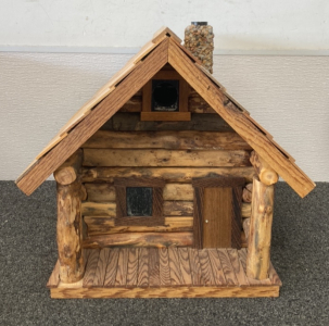 Log Cabin Style Bird House