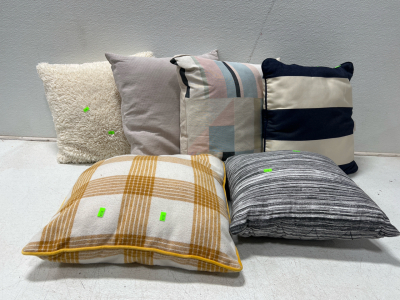 (6) Decorative Pillows