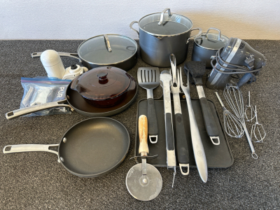 Non-Stick Pots and Pans, Grilling Utensils, 5-Speed Mixer, PUR Water Filter and More