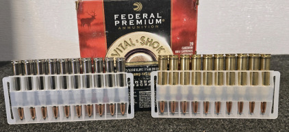 Federal 7mm Rem Mag Ammunition- 2 Full Boxes And A Partial Box