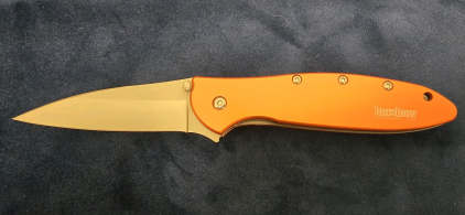 Kershaw Orange Handle Pocket Knife