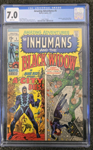 Amazing Adventures #5 "The Inhumans And The Black Widow- CGC Graded 7.0