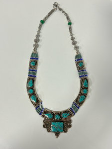 Beautiful Large Turquoise Gemstone Necklace